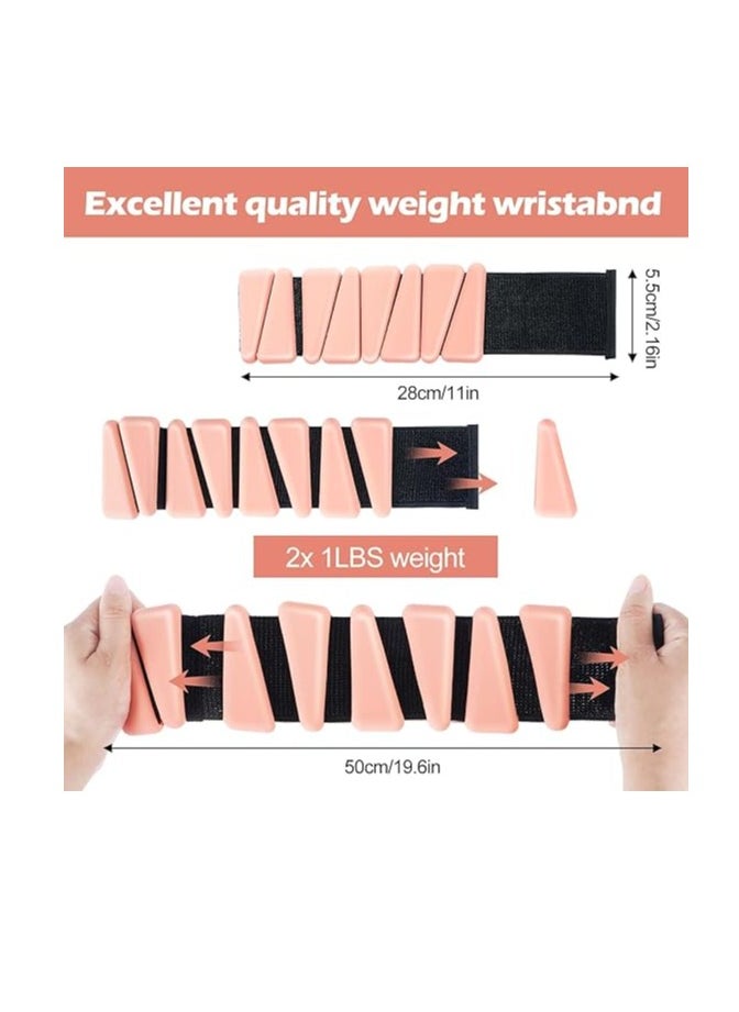 Cool Baby Style COOLBABY Wrist and Ankle Weights Adjustable Unisex 1 Pair Total Weight 2 lbs Wearable Ankle and Wrist Weights Strength Trainer for Yoga, Walking, Pilates, Hiking, Aerobics  - Image 5