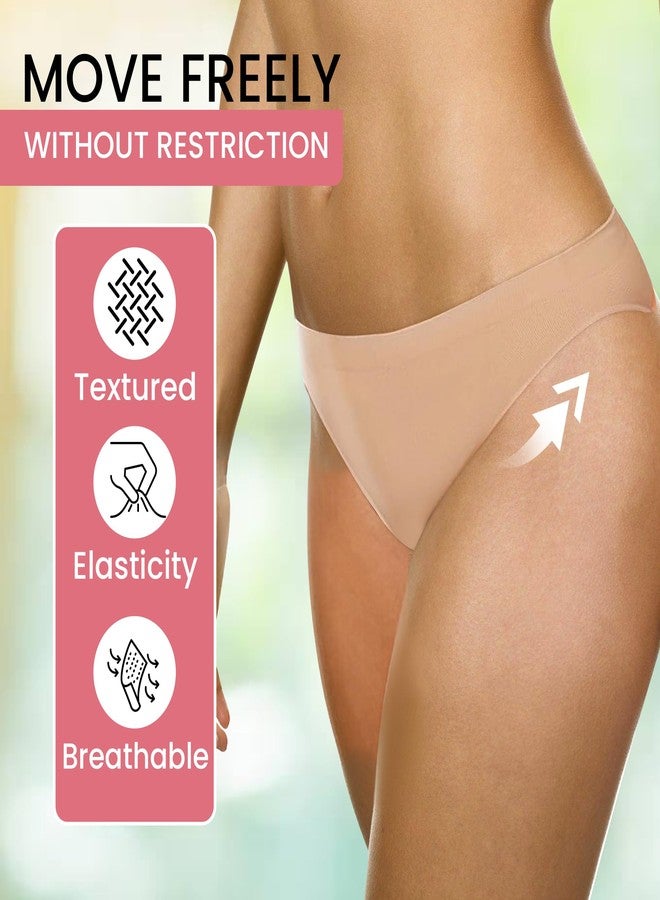Zenmarkt Premium Dance Briefs for Girls and Women - Mid-Waist Ballet Underwear - Performance Briefs for Youth and Adults (Adult S/M) Beige - Image 2