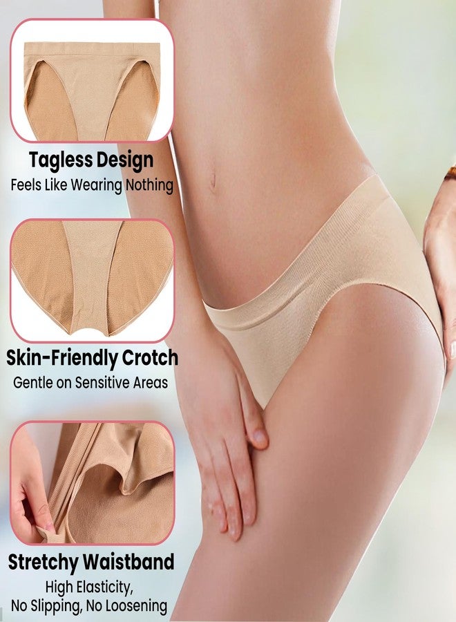 Zenmarkt Premium Dance Briefs for Girls and Women - Mid-Waist Ballet Underwear - Performance Briefs for Youth and Adults (Adult S/M) Beige - Image 5