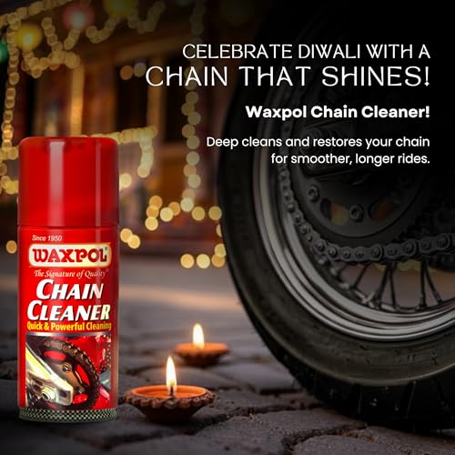 Waxpol Chain Cleaner Spray for Bikes 150ml | Long-Lasting Lubrication | Anti-Rust & Corrosion Protection | High Performance in All Weather | For All Motorcycle Chain Types - Image 2