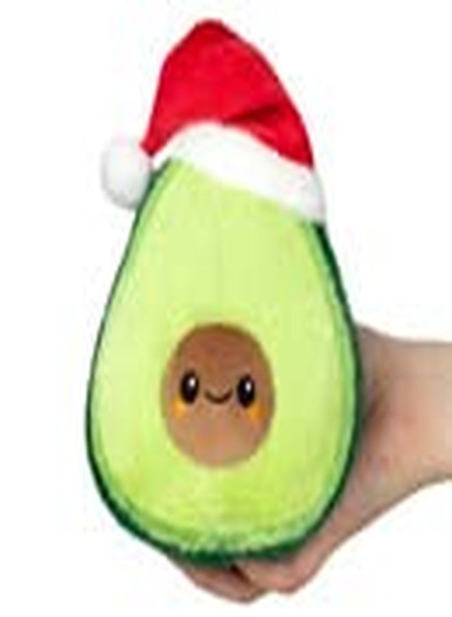 Squishable / Snugglemi Snacker Santa Avocado 5'' Plush - Image 1
