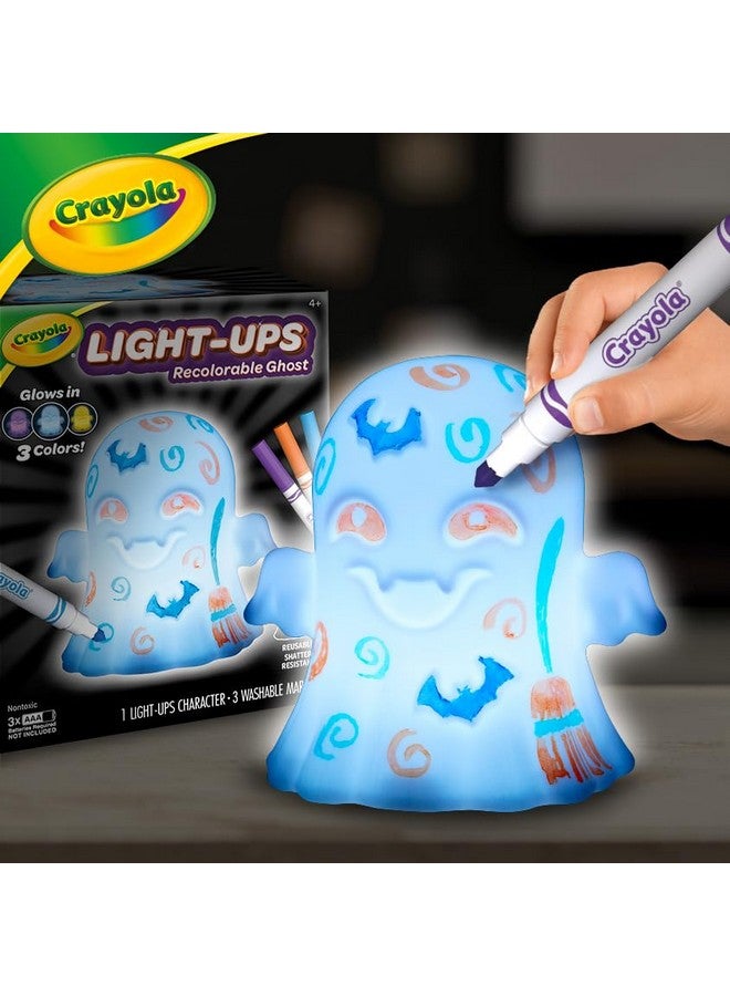 Crayola Light-Ups - Ghost, Light Up Toy Ghost, Reusable Coloring Halloween Toy, Cute Halloween Ghost Decor, Glow in The Dark - Image 2
