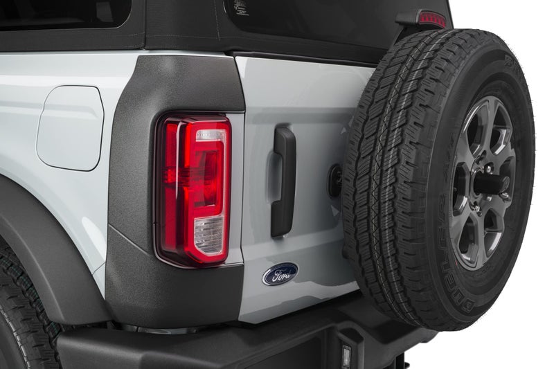 Bushwacker Trail Armor Rear Corner Covers 2Piece Set Black Textured Finish 14124 Fits 2021 2024 Ford Bronco 2 4Door