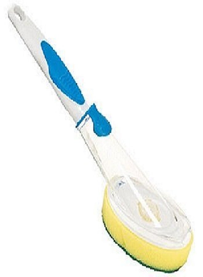 Scrub Buddies Scrub Sponge with Soap-Dispensing Handle - Image 1