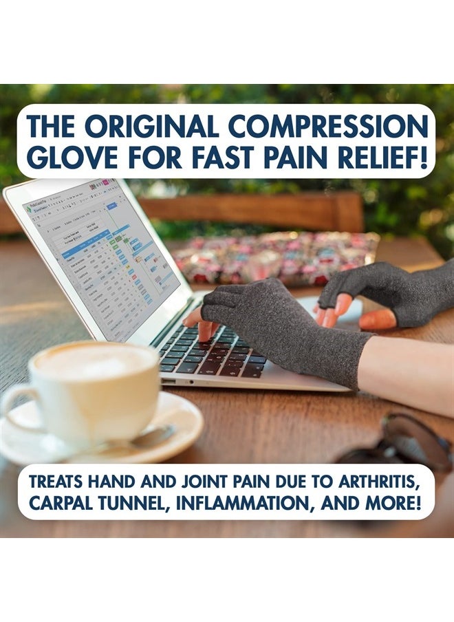 Dr. Frederick's Original - Arthritis Compression Gloves for Women & Men - Ideal for Arthritis Hand Pain Relief, Carpal Tunnel, Reynaud's & Poor Circulation - Medium - Image 1