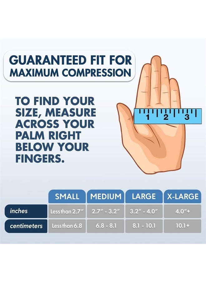 Dr. Frederick's Original - Arthritis Compression Gloves for Women & Men - Ideal for Arthritis Hand Pain Relief, Carpal Tunnel, Reynaud's & Poor Circulation - Medium - Image 1