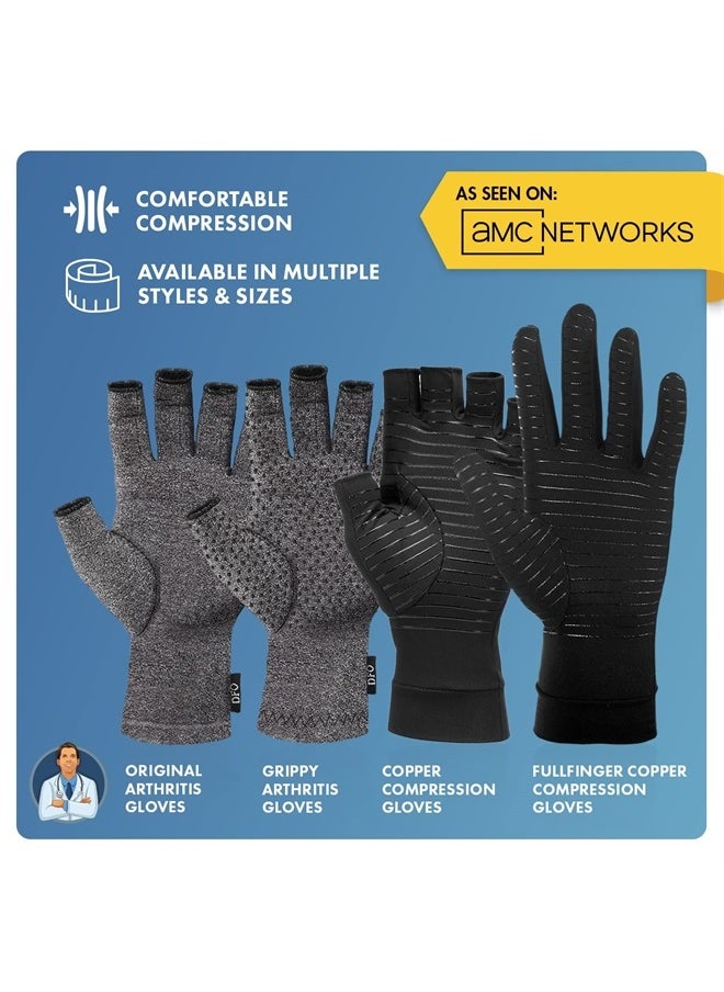 Dr. Frederick's Original - Arthritis Compression Gloves for Women & Men - Ideal for Arthritis Hand Pain Relief, Carpal Tunnel, Reynaud's & Poor Circulation - Medium - Image 1