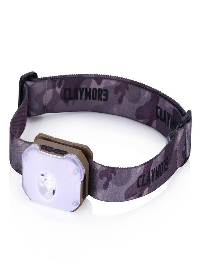 Claymore HEADY2 Tan Rechargeable Wearable Light – 350 Lumens Headlamp 3 Light Modes USB-C Rechargeable IP54 Water-Resistant Up to 40 Hrs Runtime for Camping, Running, Outdoor - Image 1