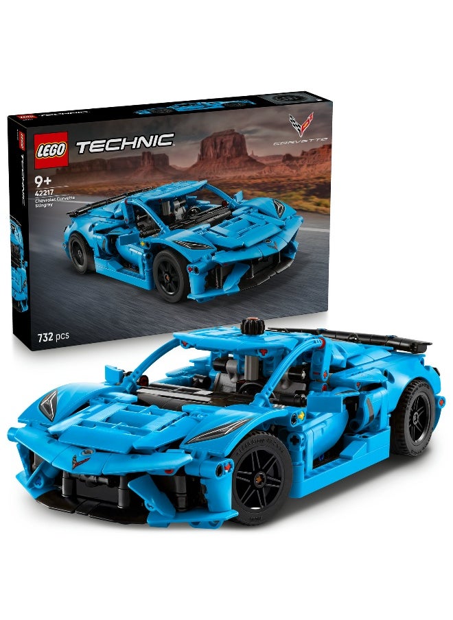 LEGO LEGO Technic Chevrolet Corvette Stingray Blue 42217 Building Set (732 Pieces)  - Image 1