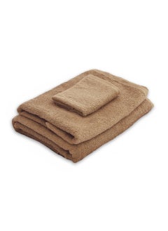 More cottons plain towel set of 3 luxury towels (30x30)(50x100)(70x140) face,hand,bath towels 100% cotton  - Image 2
