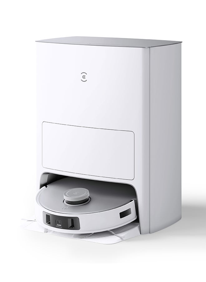 إيكوفاكس مكنسة وممسحة روبوت T20 Omni، ممسحة تغسل بالماء الساخن وذات تفريغ ذاتي وتجفف بالهواء، شفط 6000 باسكال، ممسحة OZMO Turbo الدوارة مع رفع تلقائي، قادرة على تجنب العوائق، بمساعد صوت YIKO 4 لتر 54W DLX23 أبيض - Image 4