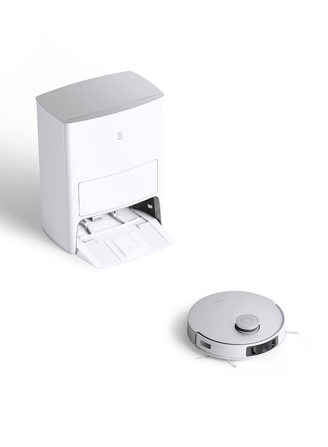 إيكوفاكس مكنسة وممسحة روبوت T20 Omni، ممسحة تغسل بالماء الساخن وذات تفريغ ذاتي وتجفف بالهواء، شفط 6000 باسكال، ممسحة OZMO Turbo الدوارة مع رفع تلقائي، قادرة على تجنب العوائق، بمساعد صوت YIKO 4 لتر 54W DLX23 أبيض - Image 3