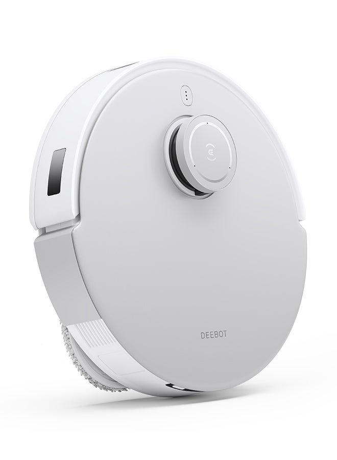 إيكوفاكس مكنسة وممسحة روبوت T20 Omni، ممسحة تغسل بالماء الساخن وذات تفريغ ذاتي وتجفف بالهواء، شفط 6000 باسكال، ممسحة OZMO Turbo الدوارة مع رفع تلقائي، قادرة على تجنب العوائق، بمساعد صوت YIKO 4 لتر 54W DLX23 أبيض - Image 5