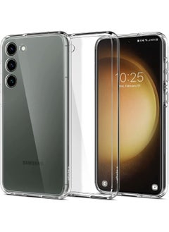 Spigen غطاء حماية فائق الهجين لهاتف سامسونج جالاكسي S23 - شفاف كريستالي  - Image 1