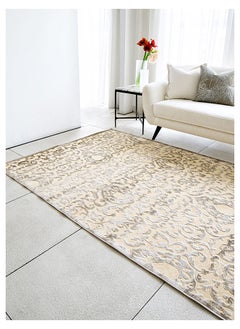 KNOT HOME Argento Cream 3115F 600 x 385 cm Carpet Knot Home Designer Rug for Bedroom Living Dining Room Office Soft Non-slip Area Textile Decor  - Image 1