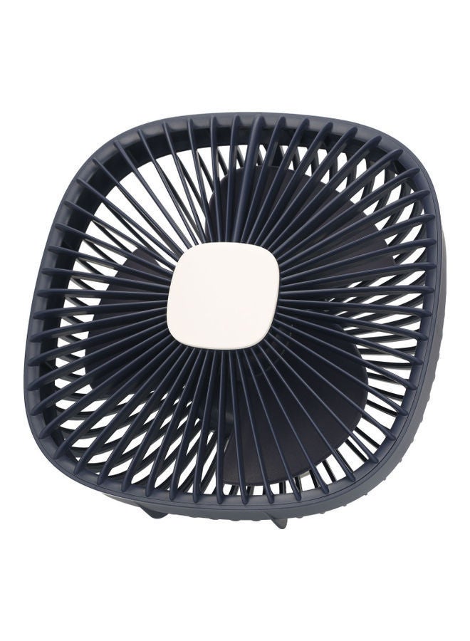 NIBEMINENT Portable Desk Fan Black/White 195x195x75millimeter  - Image 1