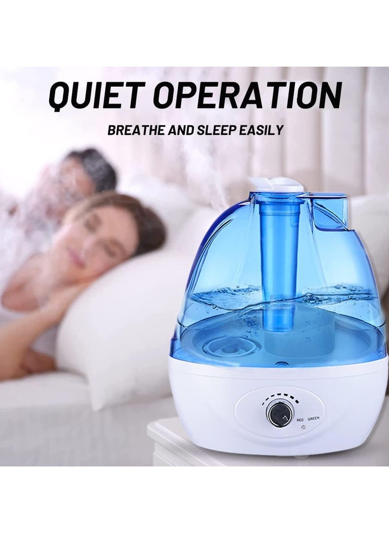 MissTiara 2.5L Cool Mist Humidifier Silent Ultrasonic Humidifier for Bedrooms and Large Rooms 360 Degree Rotating Nozzle with Auto Shut Off Suitable for Baby Nurseries and Whole House Humidifier  - Image 4