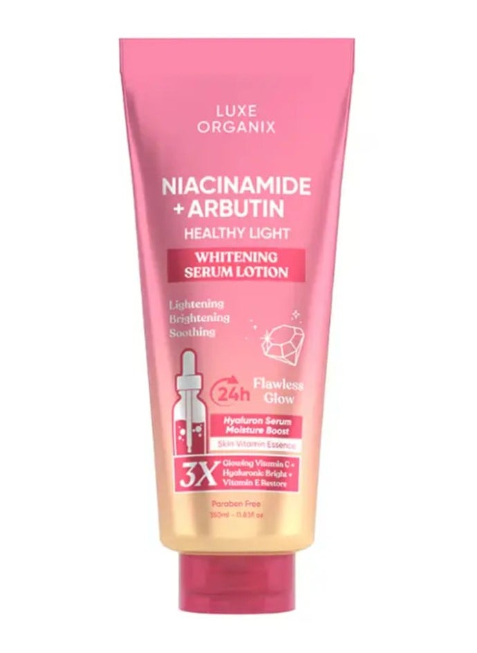 LUXE ORGANIX Niacinamide + Arbutin Helthy Light Whitening Serum Lotion  - Image 1