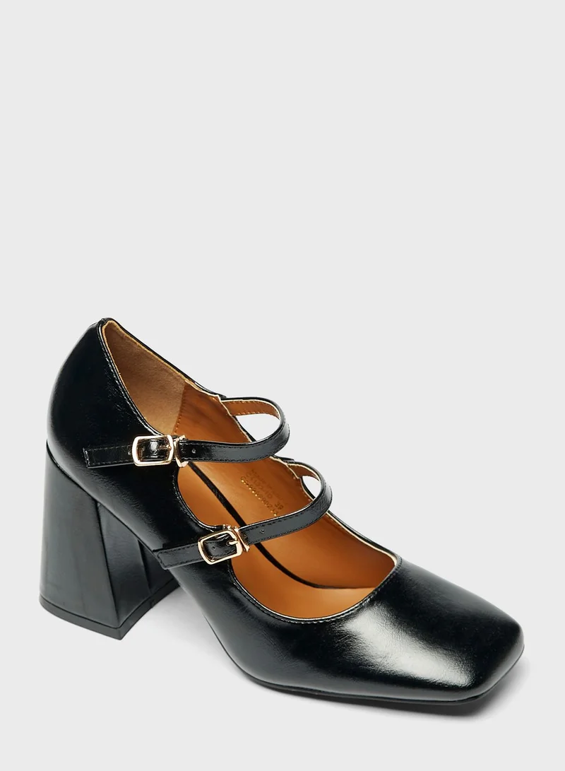 شو اكسبرس Square Toe Pumps