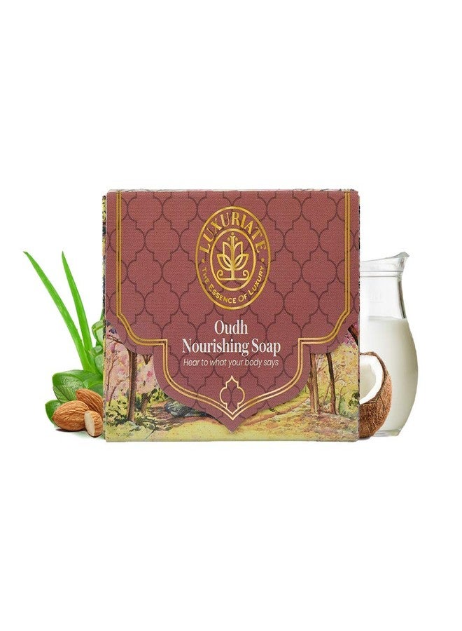 LUXURIATE Oudh Soap (125gm Pack of 3) | Luxury Premium Soap | Natural Soap | Handmade Organic Soap | Paraben & Chemical Free | Bath Soap for Men Women - Image 2