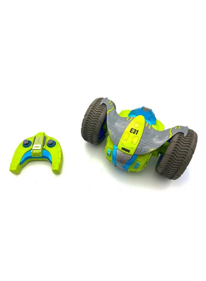 RW RC Stunt Car 1:12 Scale 2.4GHz Remote Control Car with 360° Flips, Double-Sided Driving, 3.7V Rechargeable Battery, High-Speed Off-Road Stunt Vehicle for Kids 6+ - Image 5