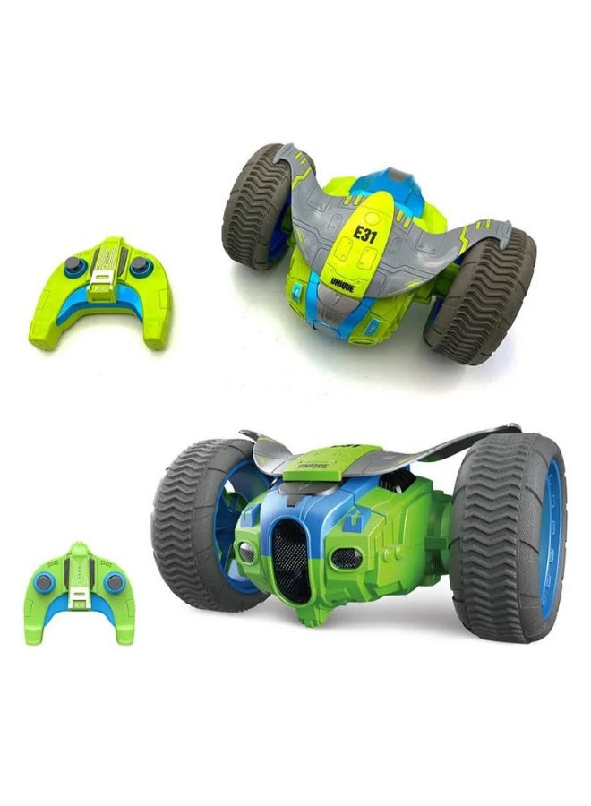 RW RC Stunt Car 1:12 Scale 2.4GHz Remote Control Car with 360° Flips, Double-Sided Driving, 3.7V Rechargeable Battery, High-Speed Off-Road Stunt Vehicle for Kids 6+ - Image 4