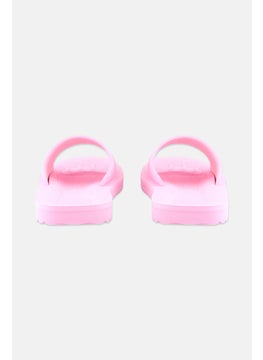 PUMA Men Purecat Slip On Slides, Pink/White  - Image 2