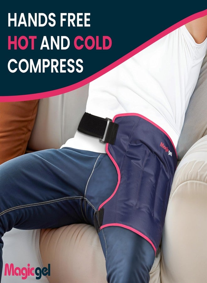 Magic Gel Extra Large Hip Ice Pack Wrap - Reusable Cold Pack for Hip Bursitis, Hip Replacement Surgery and Hip Flexor Pain. Hip ice wrap for Inflammation, Swelling and Hip Pain Relief - Image 5
