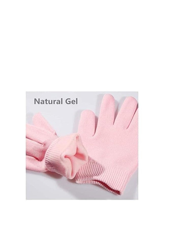 Generic 1 Pair Moisturizing Gel Gloves for Dry Hands, Hand Softening Lotion Gloves, Silicone Night Moisturizing Gloves for Dry Cracked Hands, Multicolor  - Image 3