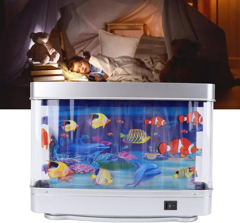 Srliya Lifelike Artificial Aquarium Moving Fish Night Light Toy for Kids, Baby, Office Desk, USB Power Up, Tropical Fish Tank Lamp Mini Decorative for Cat - Image 5