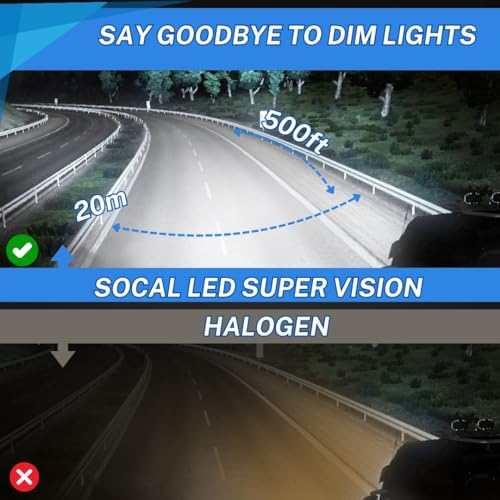 SOCAL-LED LIGHTING D2S 35W Xenon HID Headlight Bulbs - 6000K Crystal White - 66040 66240 85122 OEM High Low Beam Direct Replacement - Pack of 2 - Image 2