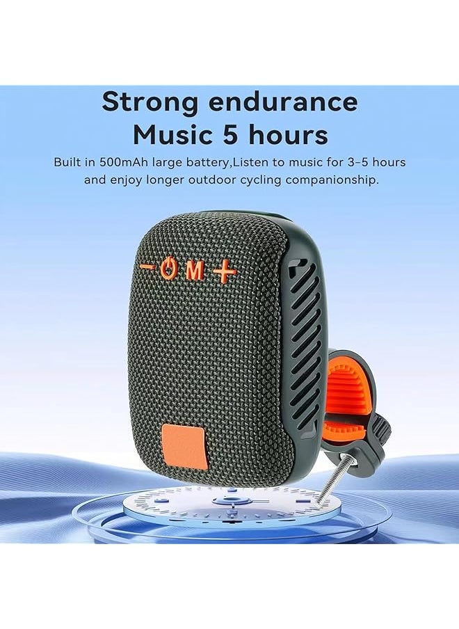 erorex - Compact Music Player Bluetooth Speaker Lightweight Portable Speaker Bike Mounted Music Device Memory Card Music Player Pocket Hiking Music Player Outdoor Riding Fixed Stand Speaker - Image 1