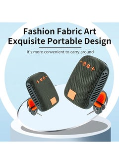 erorex Compact Music Player Bluetooth Speaker Lightweight Portable Speaker Bike Mounted Music Device Memory Card Music Player Pocket Hiking Music Player Outdoor Riding Fixed Stand Speaker  - Image 5