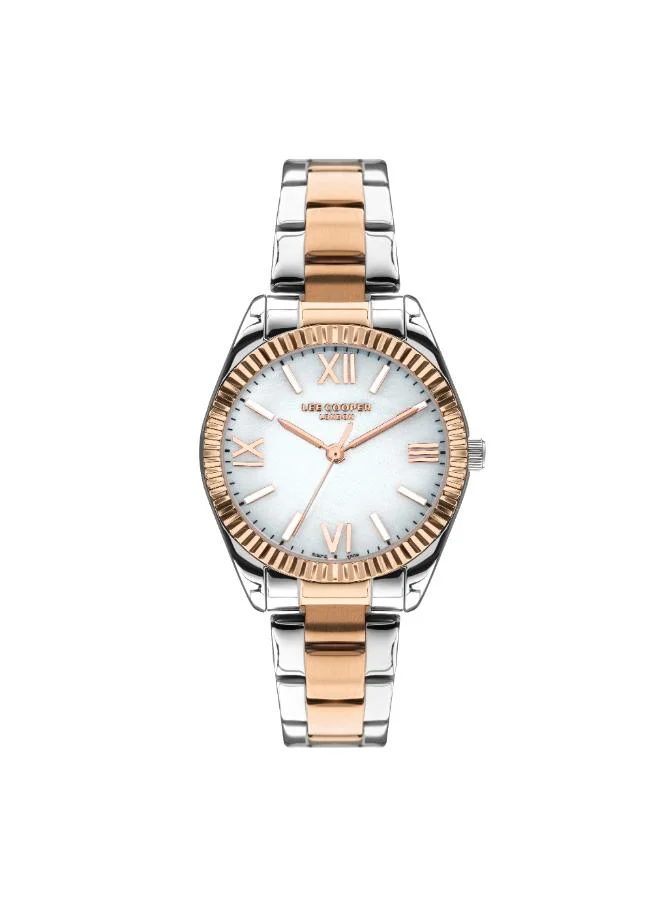 لي كوبر ساعة يد نسائية تناو معدنية تناو .