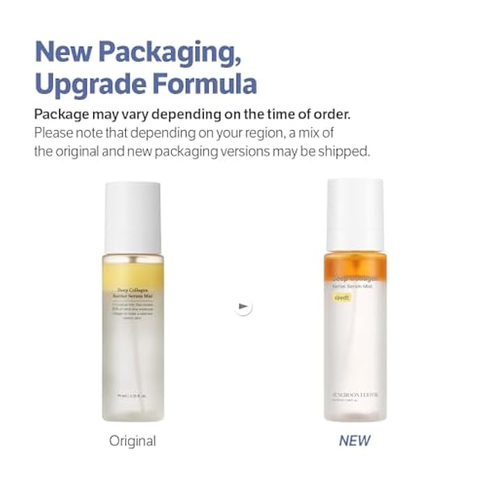 SUNGBOON EDITOR Deep Collagen Barrier Serum Mist | Hydrating & Wrinkle Care Face Mist for Dry Skin | Collagen + Peptides + Vita C | Korean Glass Skin Spray, 3.38 fl oz | Stocking Stuffer for Women - Image 2