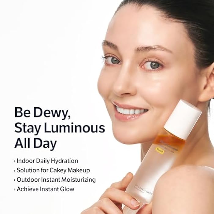 SUNGBOON EDITOR Deep Collagen Barrier Serum Mist | Hydrating & Wrinkle Care Face Mist for Dry Skin | Collagen + Peptides + Vita C | Korean Glass Skin Spray, 3.38 fl oz | Stocking Stuffer for Women - Image 4