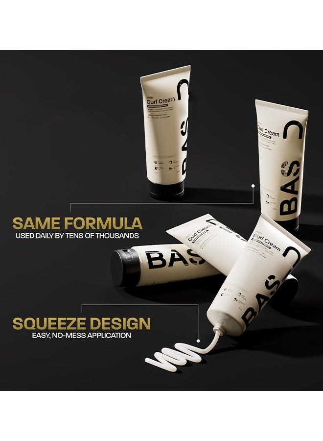 Based Curl Cream, Defines Curls, Controls Frizz, Medium Hold, Hydrates & Nourishes With Agave, Silk Protein & Castor Oil, No Harmful Chemicals Or Artificial Fragrance (6.8 Oz Pack Of 1) - Image 2