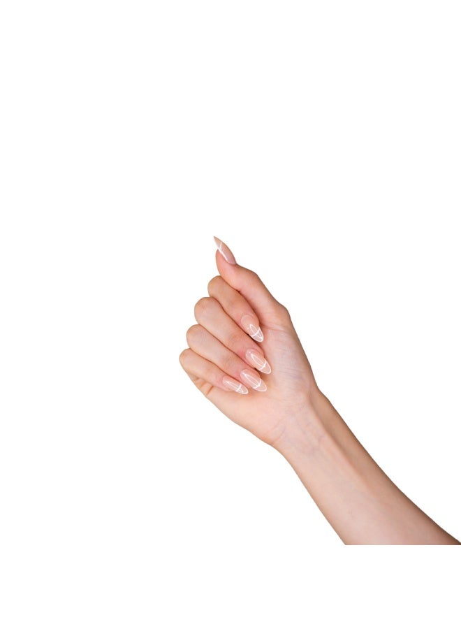 لوكا اظافر صناعية لصق ذاتي من لوكا - الموند بيج تحديد ابيض الموند #26 - Image 4