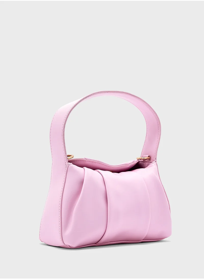 جينجر Ruched Bag