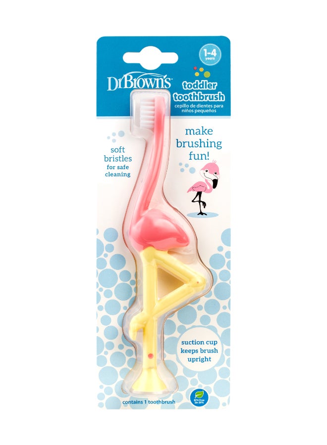 Dr. Brown’s Flamingo Designed Toothbrush - Image 2