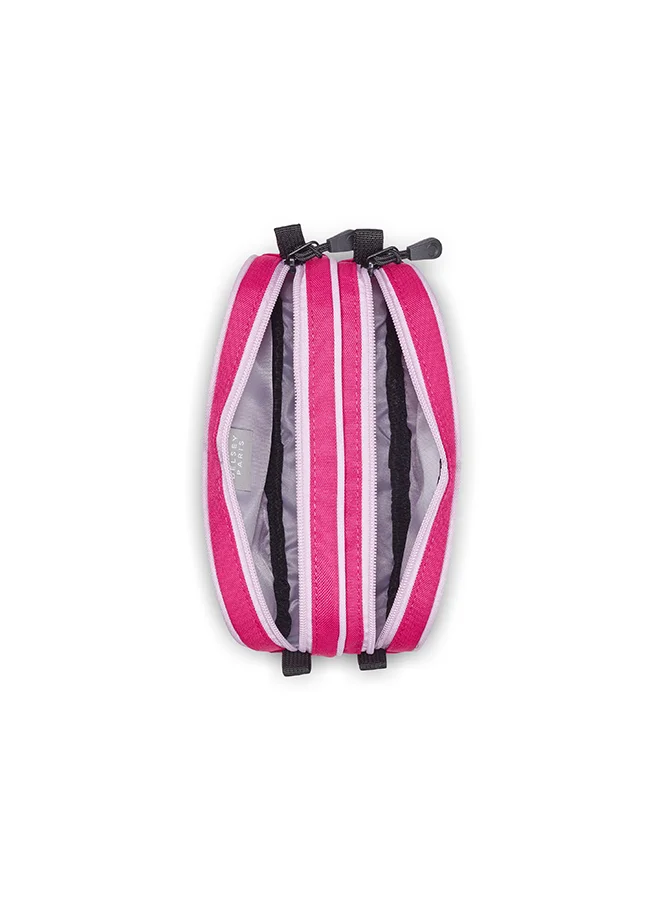 DELSEY Paris  Back To School 2025 2-Compartment Pencil Case – Pink  | Best Price UAE