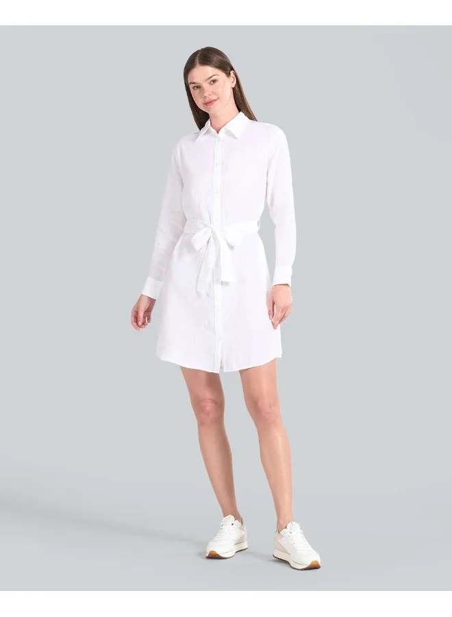 GANT White Linen Shirtdress