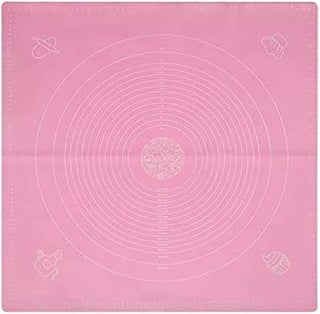 Generic Silicone Baking Mat & Pizza - 50 x 50 cm - Pink