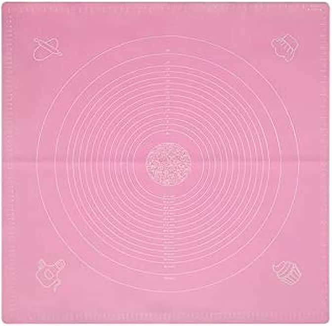 Generic Silicone Baking Mat & Pizza - 50 x 50 cm - Pink