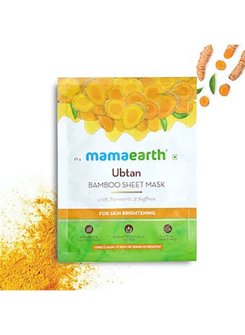 Ubtan Bamboo Sheet Mask 25grams