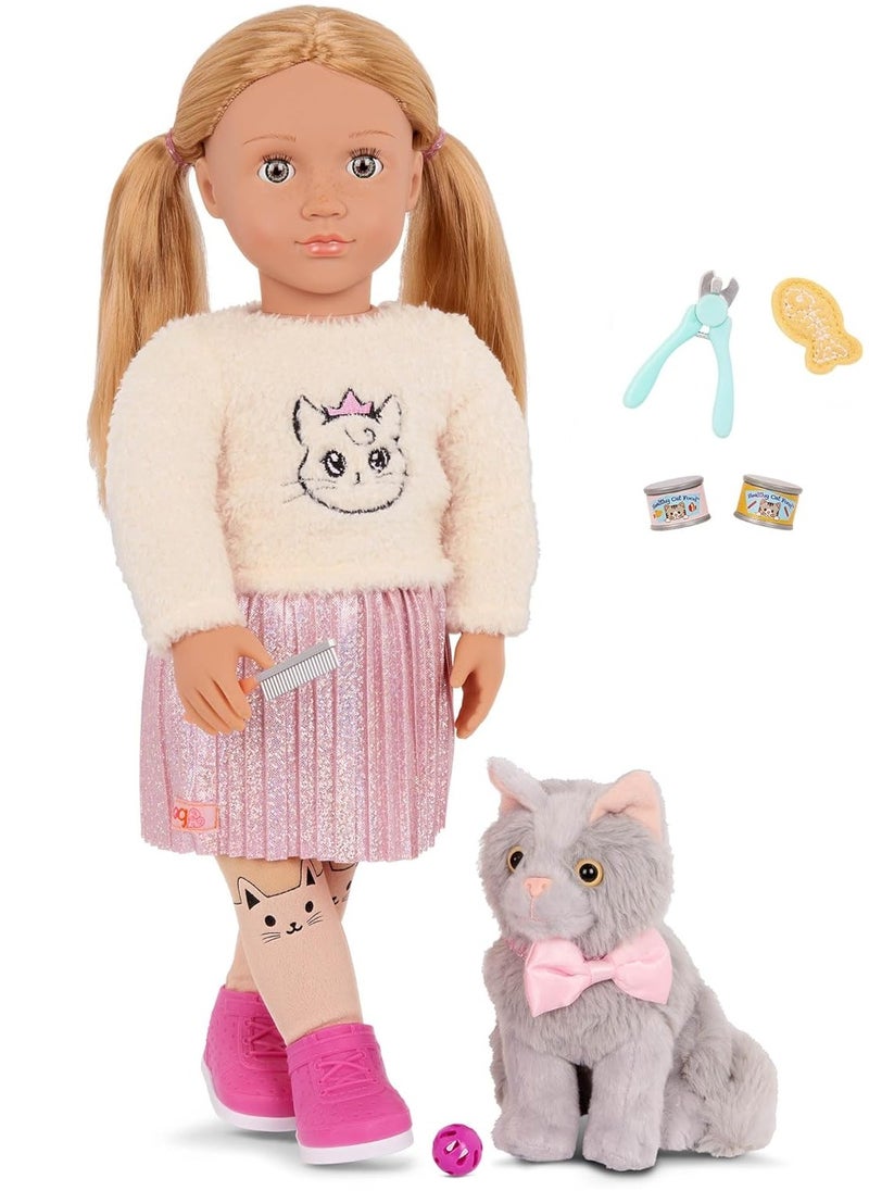 Our Generation Our Generation - Sheela And Sammy Doll With Pet Kitten  - Image 2