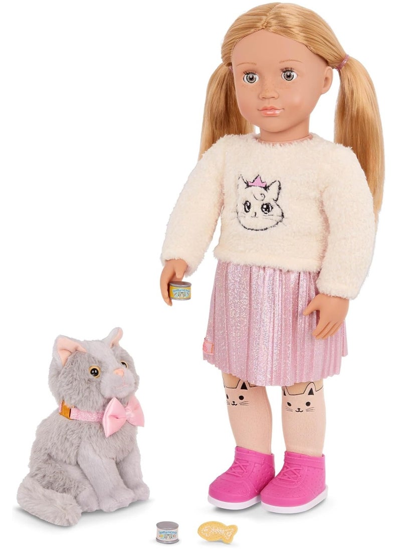 Our Generation Our Generation - Sheela And Sammy Doll With Pet Kitten  - Image 3