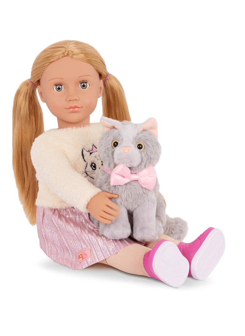 Our Generation Our Generation - Sheela And Sammy Doll With Pet Kitten  - Image 4