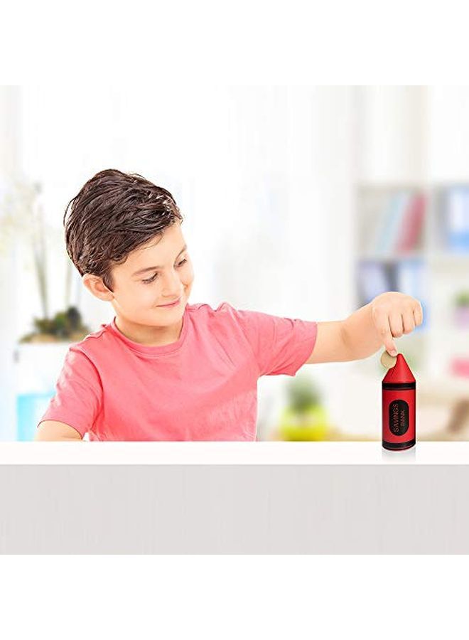 ArtCreativity حصالة عملات على شكل قلم تلوين للأطفال مجموعة من 12 حصالة ممتعة لتوفير المال بألوان زاهية 4 ألوان حيوية هدايا حفلات عيد الميلاد الأفضل لحقائب الهدايا للأولاد والبنات 6 بوصات - Image 5