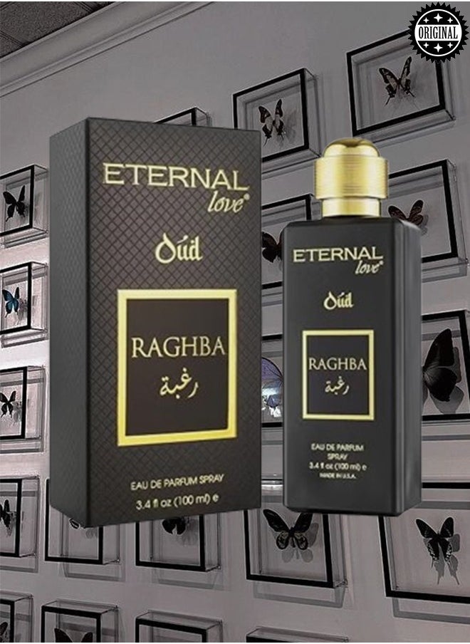 Eternal love 12 Pieces Original Eternal Love Oud Raghba Perfume 100ml EDP  - Image 2